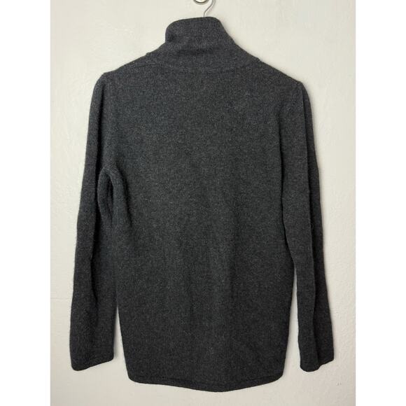 NativeWorld New Zealand Possum Fur Merino Asymmetric Jacket Women’s Medium Gray - Picture 2 of 5